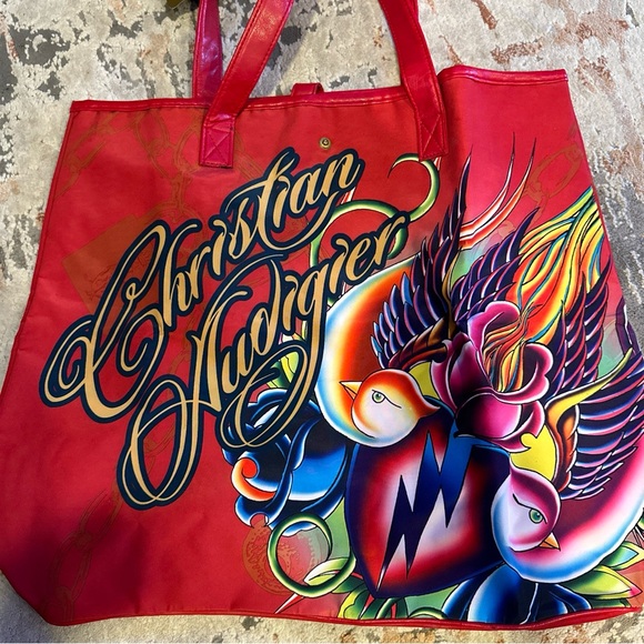 Christian Audigier Ed Hardy Tote bag - Picture 2 of 6